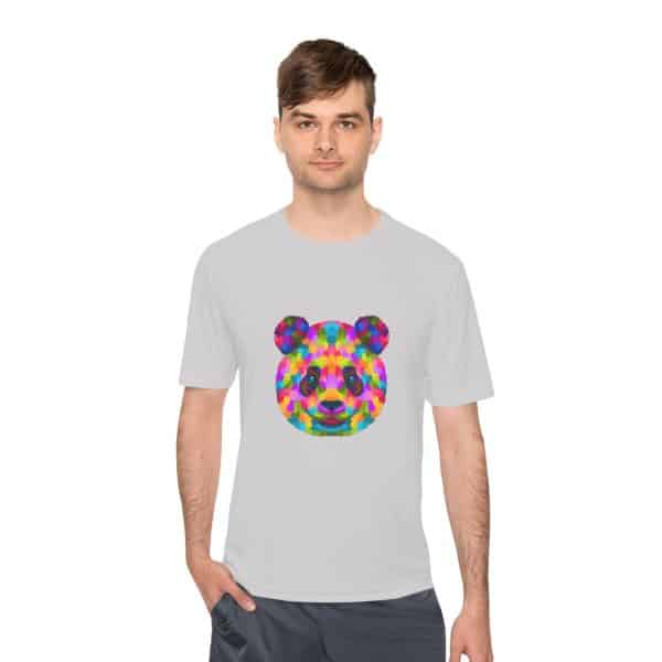 Colored Panda Unisex Moisture Wicking Tee - Image 7