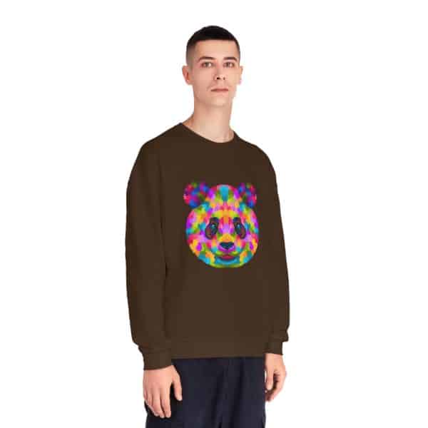 Colored Panda Unisex NuBlend® Crewneck Sweatshirt - Image 27