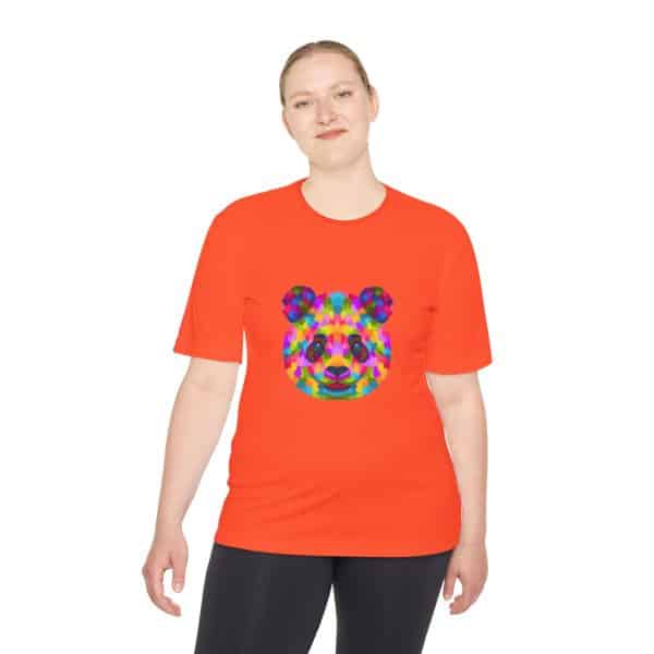 Colored Panda Unisex Moisture Wicking Tee - Image 12