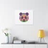 Colored Panda Classic Stretched Canvas - Image 51
