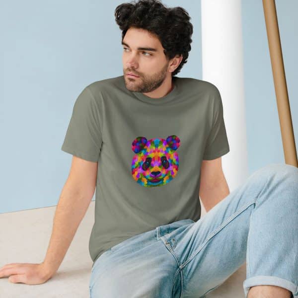 Colored Panda Organic Staple T-shirt - Image 24