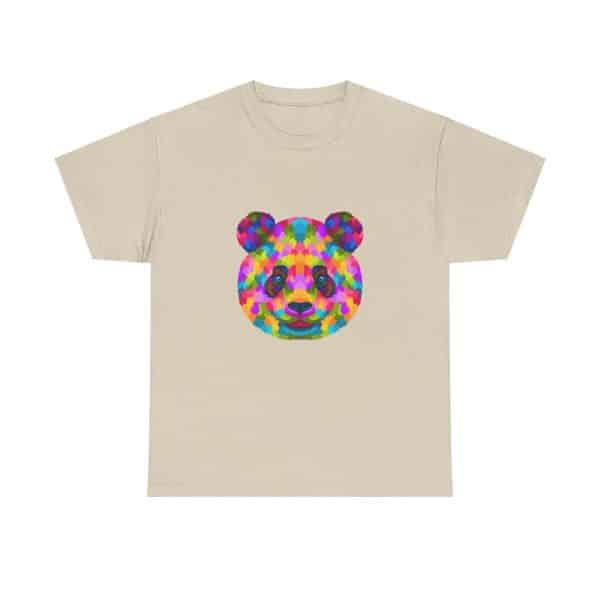 Colored Panda Unisex Heavy Cotton Tee - Image 13