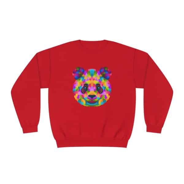 Colored Panda Unisex NuBlend® Crewneck Sweatshirt - Image 65