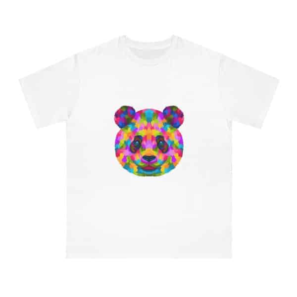 Colored Panda Organic Unisex Classic T-Shirt - Image 13