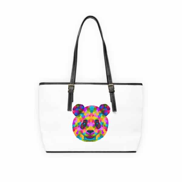 Colored Panda PU Leather Shoulder Bag - Image 6