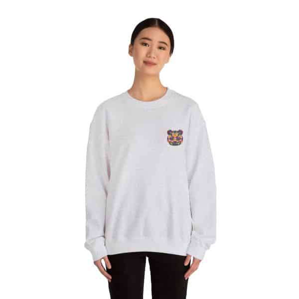 Colored Panda Unisex Heavy Blend™ Crewneck Sweatshirt - Image 8