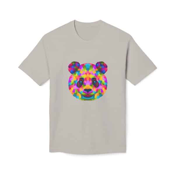 Colored Panda Unisex Midweight T-shirt, Made in US - Image 21