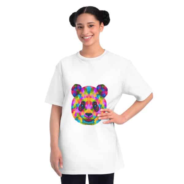 Colored Panda Organic Unisex Classic T-Shirt - Image 16