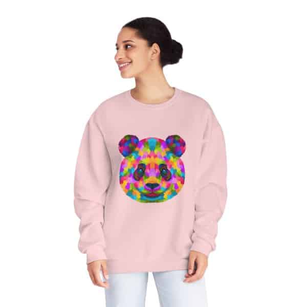 Colored Panda Unisex NuBlend® Crewneck Sweatshirt - Image 64