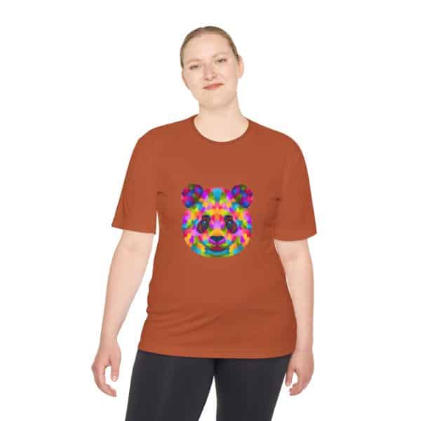 Colored Panda Unisex Moisture Wicking Tee - Image 28