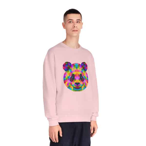 Colored Panda Unisex NuBlend® Crewneck Sweatshirt - Image 63