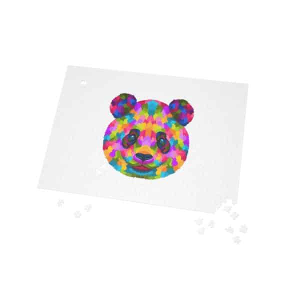 Colored Panda Puzzle (96, 252, 500, 1000-Piece) - Image 5