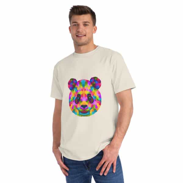 Colored Panda Organic Unisex Classic T-Shirt - Image 19