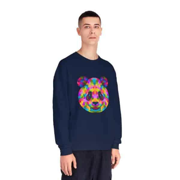 Colored Panda Unisex NuBlend® Crewneck Sweatshirt - Image 47