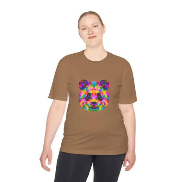 Colored Panda Unisex Moisture Wicking Tee - Image 32