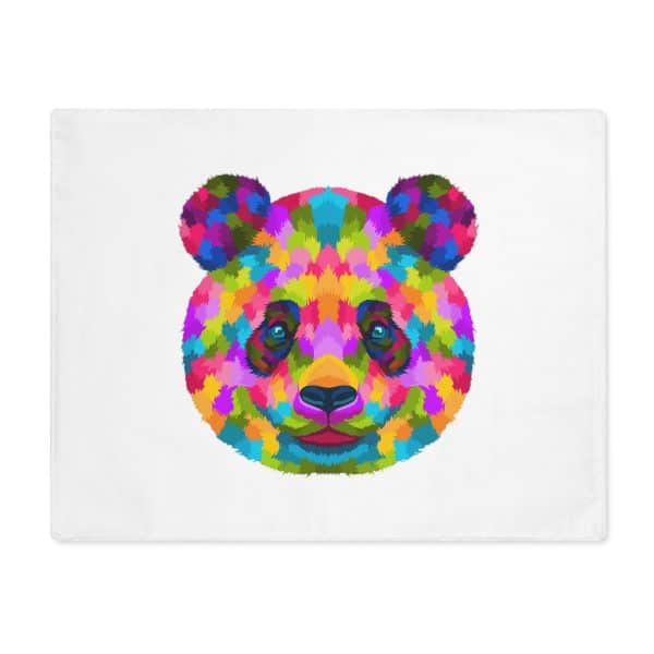 Colored Panda Placemat, 1pc