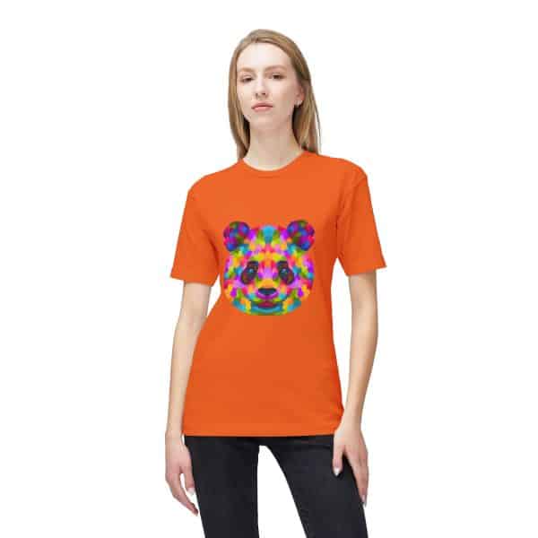 Colored Panda Unisex Midweight T-shirt, Made in US - Image 31