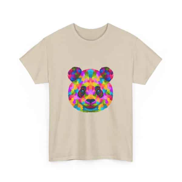 Colored Panda Unisex Heavy Cotton Tee - Image 15