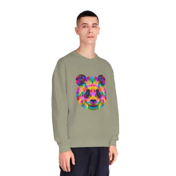 Colored Panda Unisex NuBlend® Crewneck Sweatshirt - Image 19