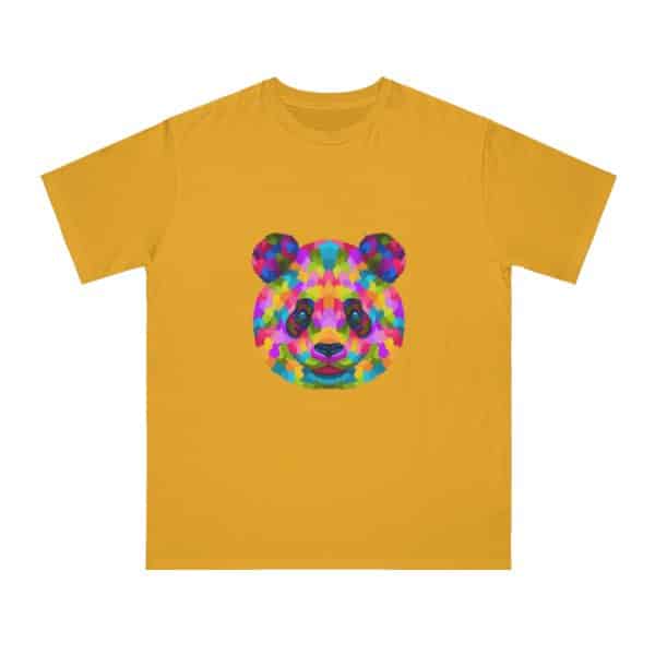 Colored Panda Organic Unisex Classic T-Shirt - Image 9