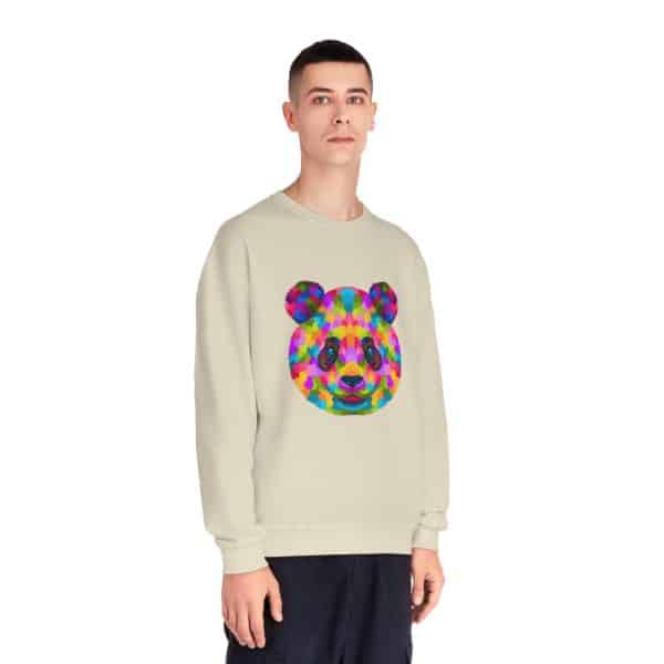 Colored Panda Unisex NuBlend® Crewneck Sweatshirt - Image 15