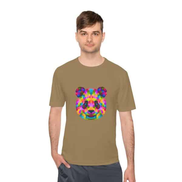 Colored Panda Unisex Moisture Wicking Tee - Image 23