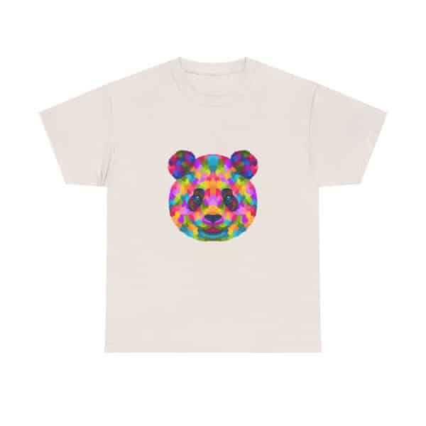 Colored Panda Unisex Heavy Cotton Tee - Image 17