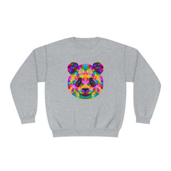 Colored Panda Unisex NuBlend® Crewneck Sweatshirt - Image 49