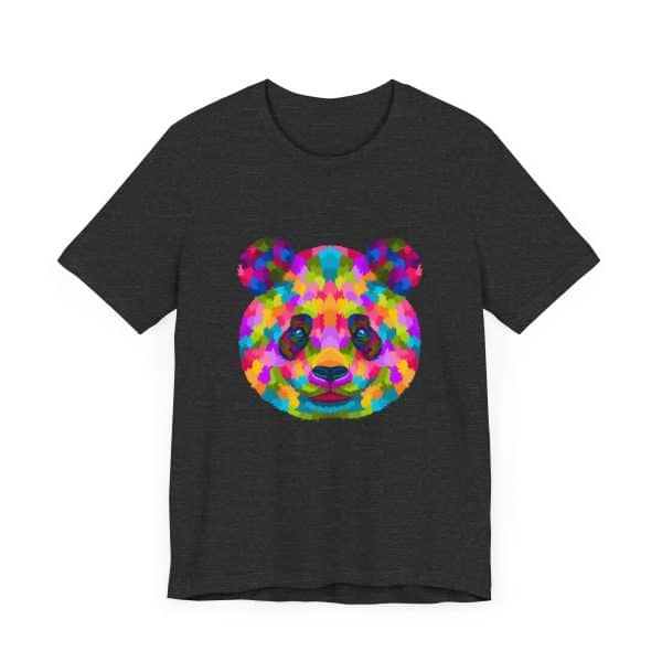 Colored Panda Unisex Jersey Short Sleeve Tee - Image 43