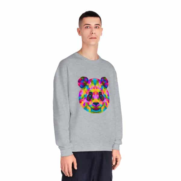 Colored Panda Unisex NuBlend® Crewneck Sweatshirt - Image 51