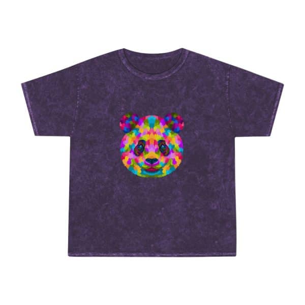 Colored Panda Unisex Mineral Wash T-Shirt - Image 13