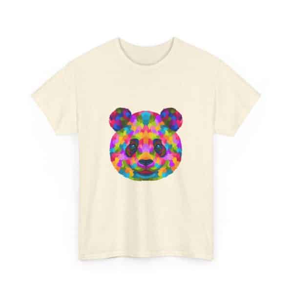 Colored Panda Unisex Heavy Cotton Tee - Image 43