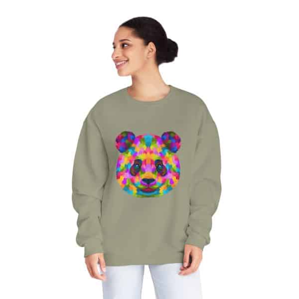 Colored Panda Unisex NuBlend® Crewneck Sweatshirt - Image 20