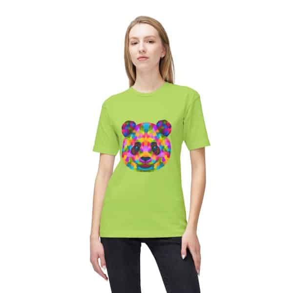 Colored Panda Unisex Midweight T-shirt, Made in US - Image 39