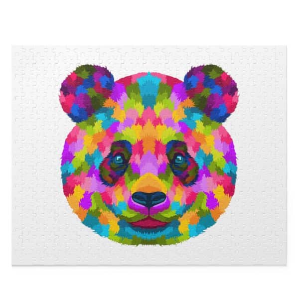 Colored Panda Puzzle (120, 252, 500-Piece) - Image 9