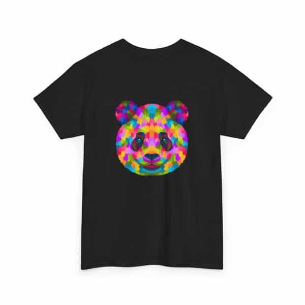 Colored Panda Unisex Heavy Cotton Tee - Image 12