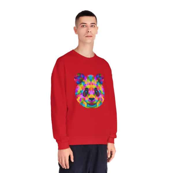 Colored Panda Unisex NuBlend® Crewneck Sweatshirt - Image 67