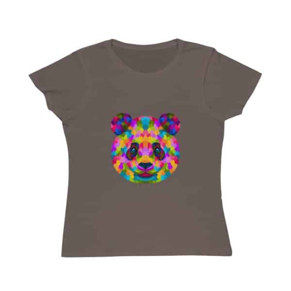 Colored Panda Organic Women's Classic T-Shirt