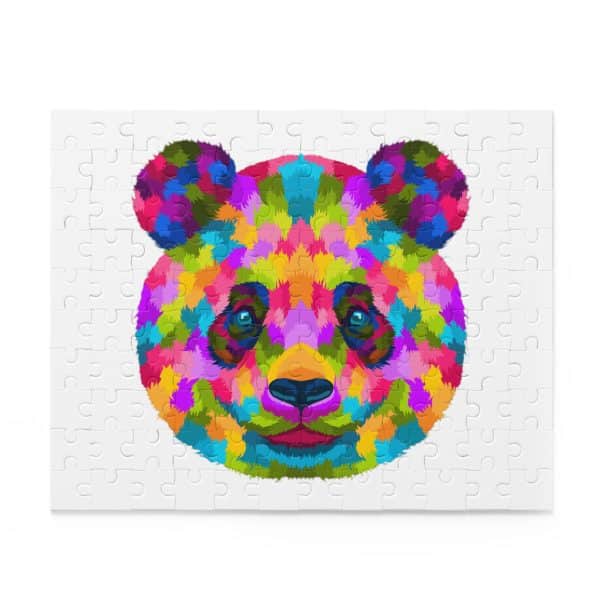 Colored Panda Puzzle (120, 252, 500-Piece)