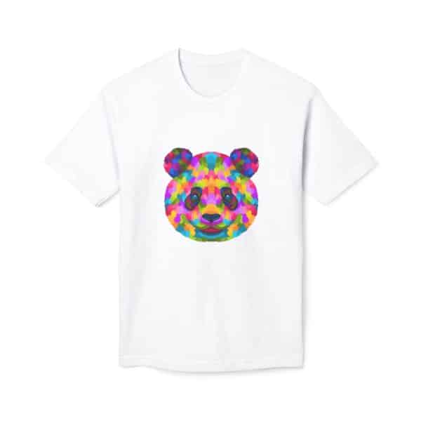 Colored Panda Unisex Midweight T-shirt, Made in US