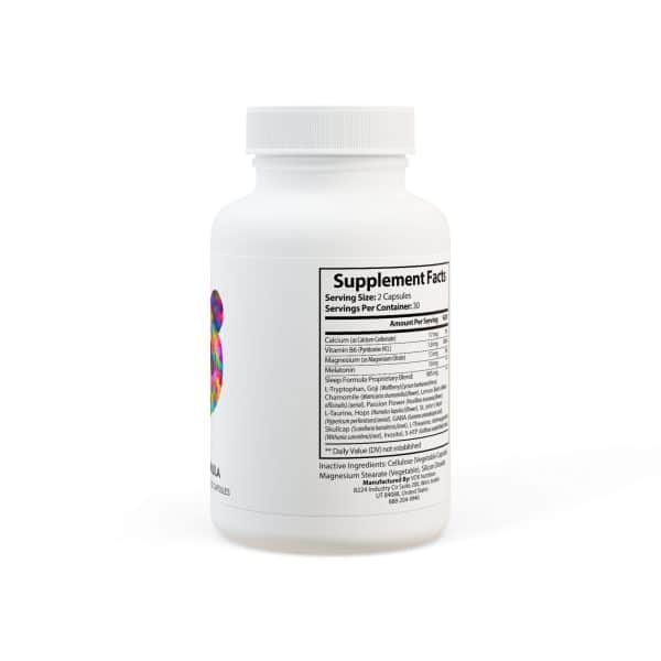 Colored Panda Sleep Supplement (60 Capsules) - Image 3