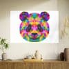 Colored Panda Photo Art Paper Posters - Image 78