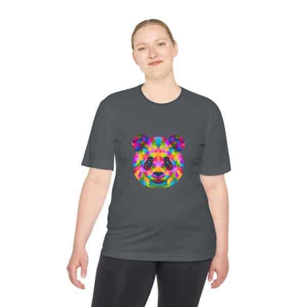 Colored Panda Unisex Moisture Wicking Tee - Image 16