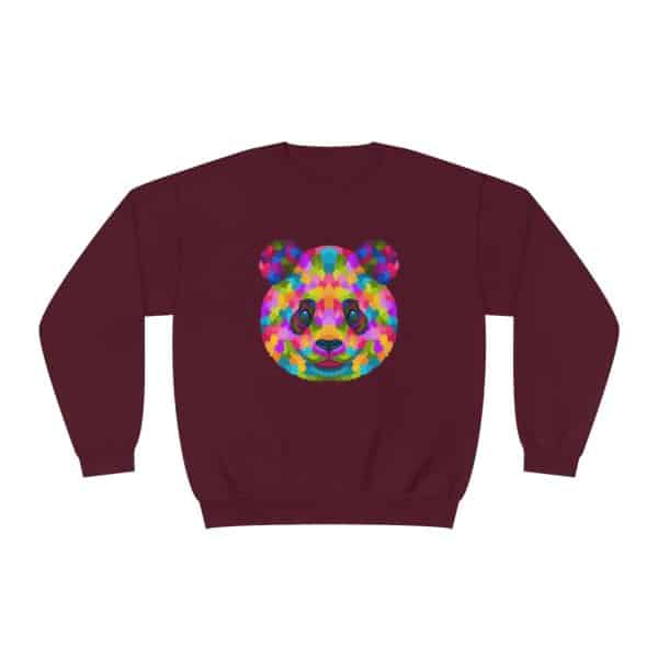 Colored Panda Unisex NuBlend® Crewneck Sweatshirt - Image 57