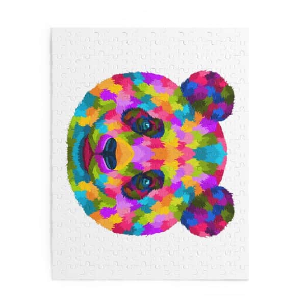 Colored Panda Puzzle (120, 252, 500-Piece) - Image 6