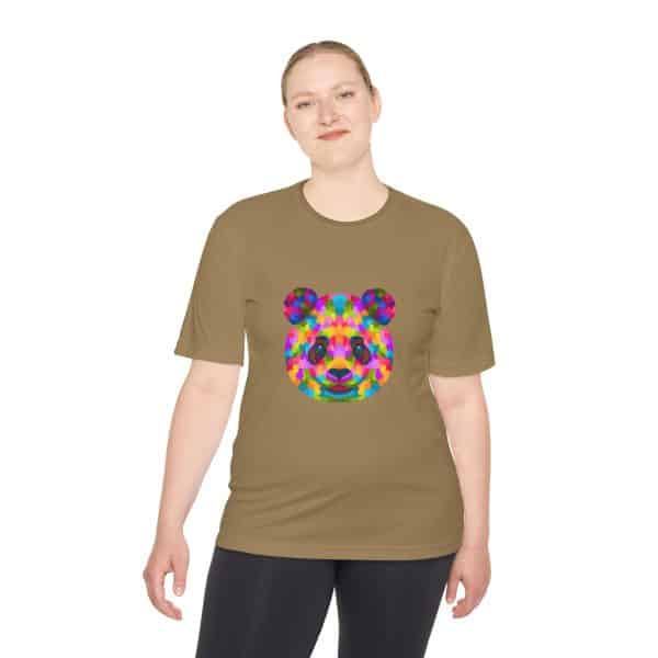 Colored Panda Unisex Moisture Wicking Tee - Image 24