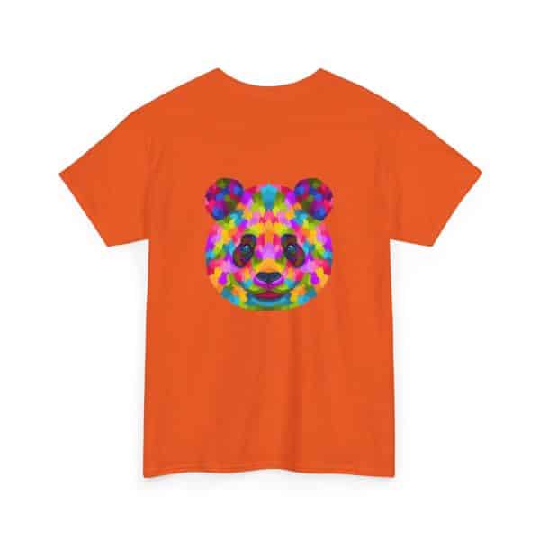 Colored Panda Unisex Heavy Cotton Tee - Image 32