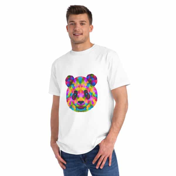 Colored Panda Organic Unisex Classic T-Shirt - Image 15