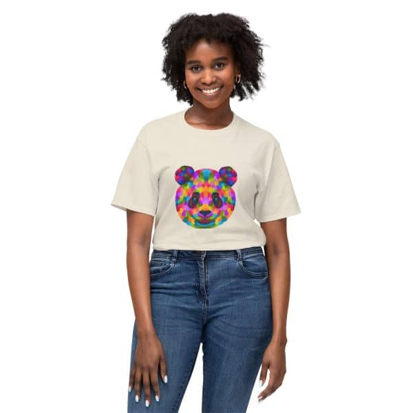 Colored Panda Unisex HD Cotton™ T-shirt - Image 15