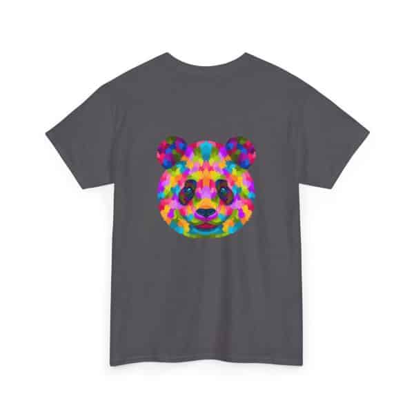 Colored Panda Unisex Heavy Cotton Tee - Image 64